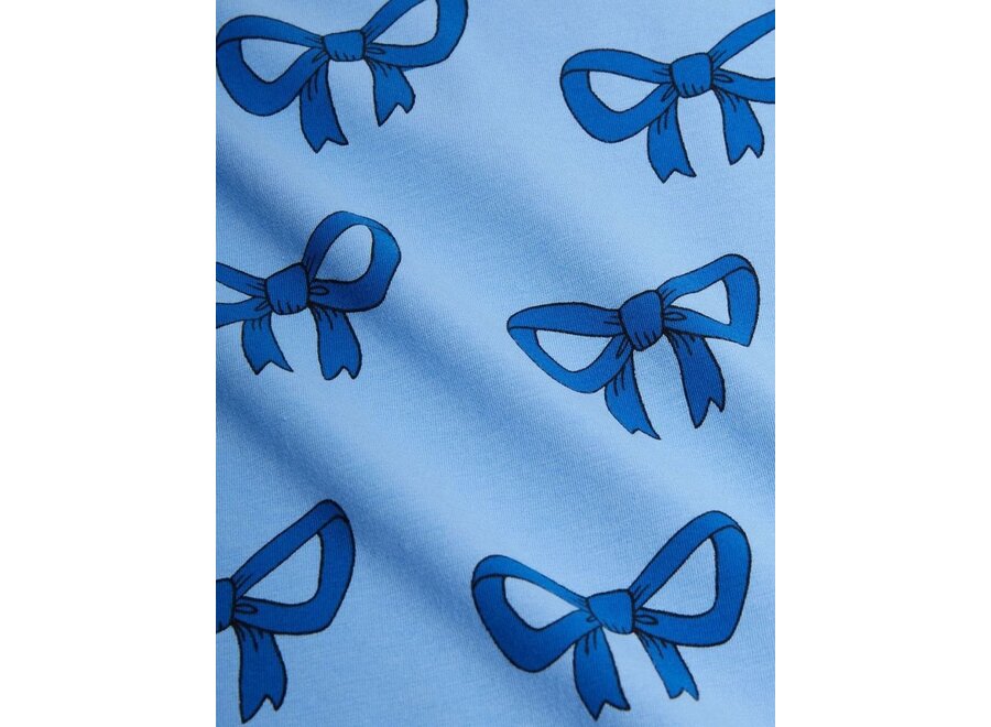 Mini Rodini | Bow Aop Leggings Blue