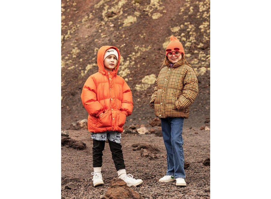 Mini Rodini | Heavy Hooded Puffer Jacket Red