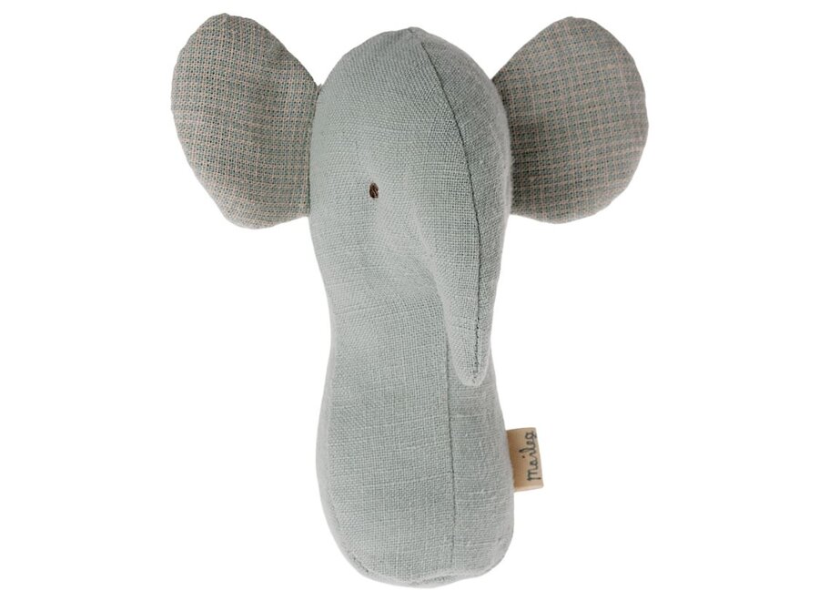 Maileg | Lullaby Friends Elephant Rattle Light Dusty Blue