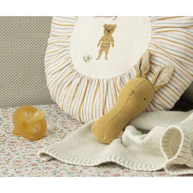 Maileg | Lullaby Friends Bunny Rattle Dusty Yellow