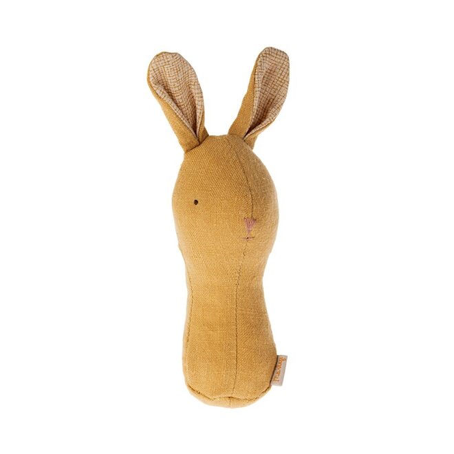 Maileg | Lullaby Friends Bunny Rattle Dusty Yellow