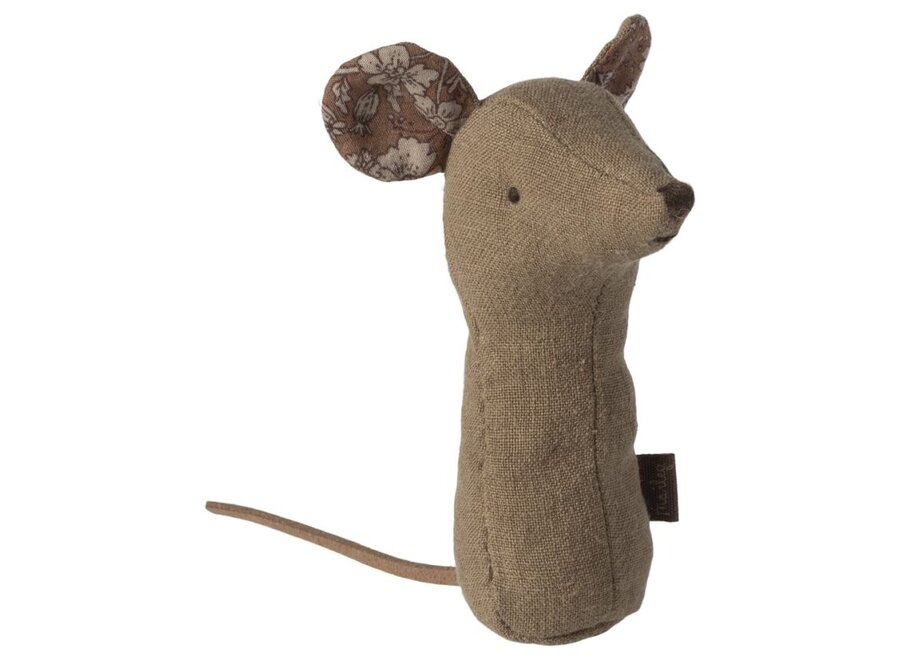 Maileg | Lullaby Friends Mouse Rattle Light Umber