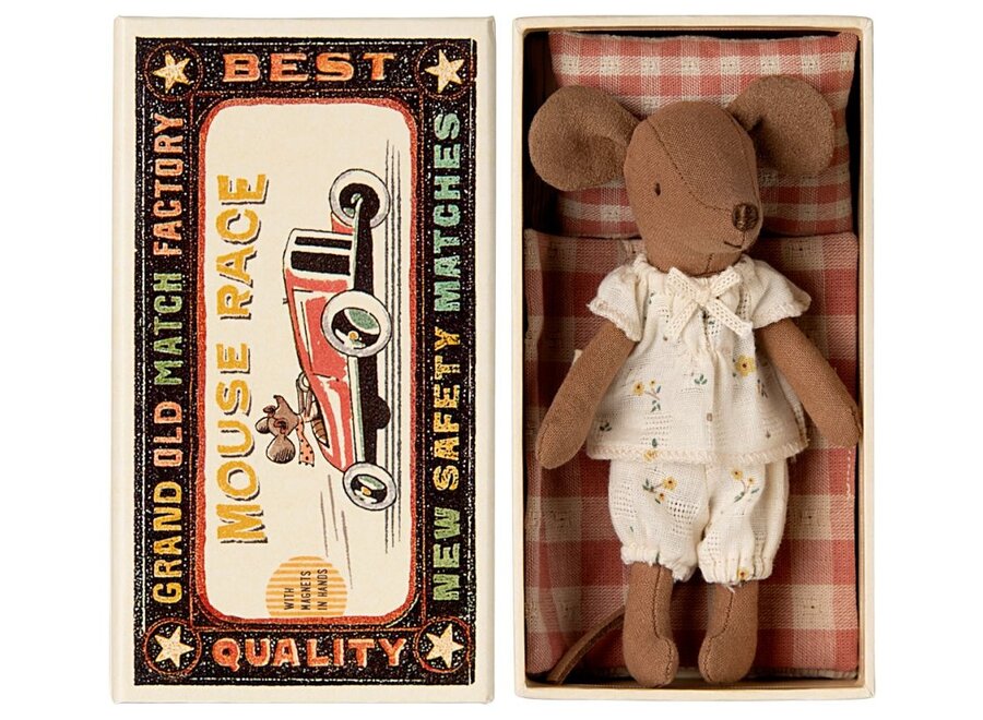 Maileg | Big Sister Mouse In Matchbox