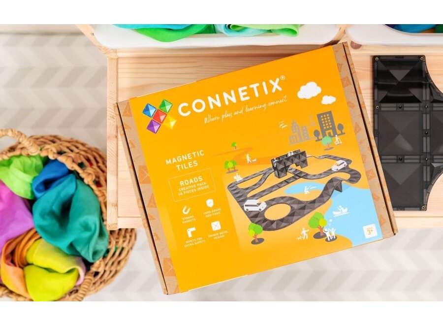 Connetix | Creative Roads Pack (48 pieces)