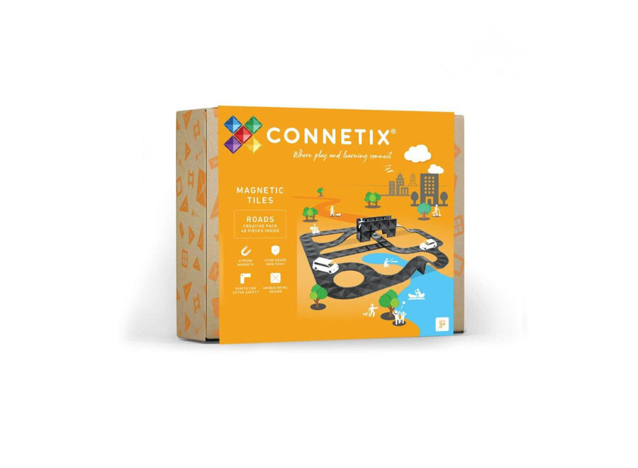 Connetix | Creative Roads Pack (48 pieces)