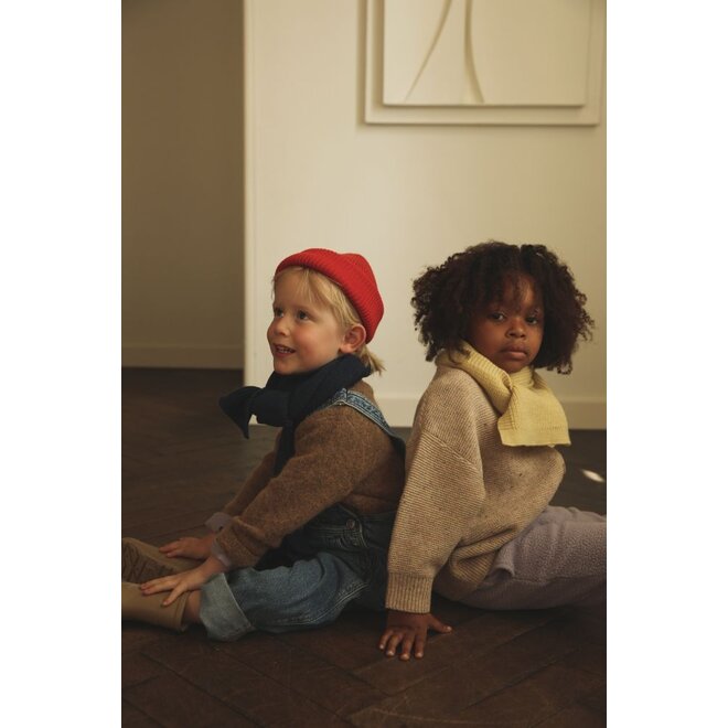 Hvid | Beanie Fonzie Red