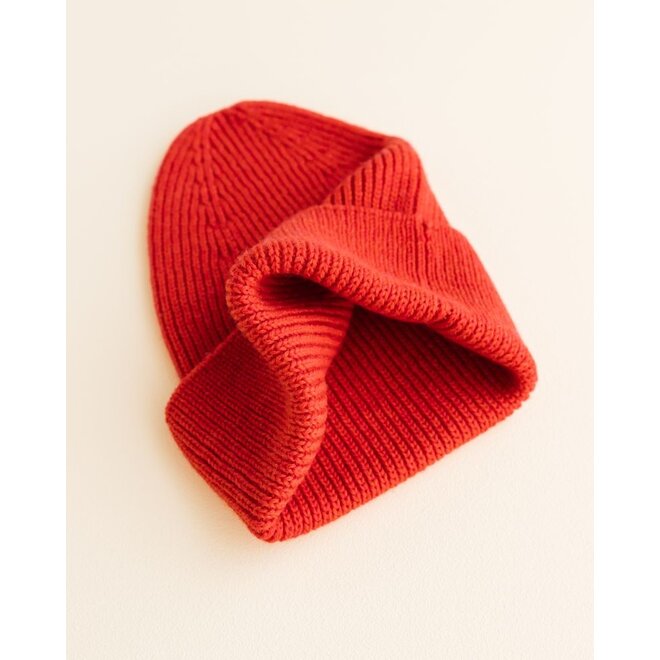 Hvid | Beanie Fonzie Red