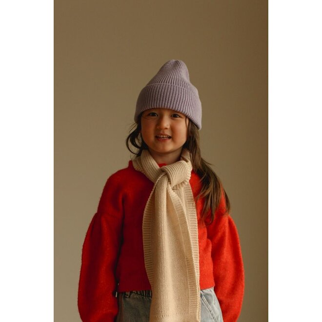 Hvid | Beanie Fonzie Lilac