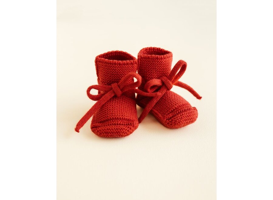 Hvid | Booties Red