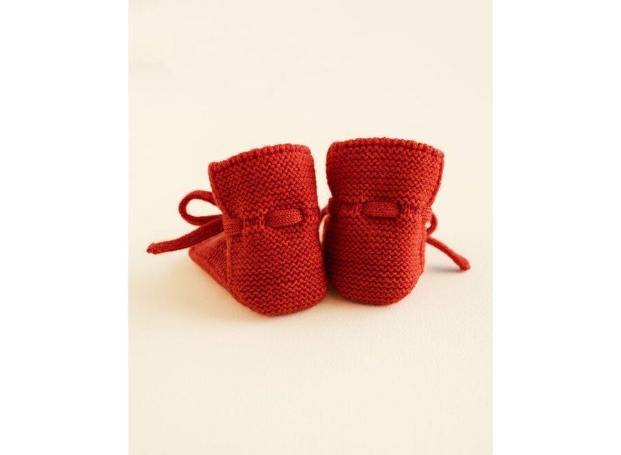 Hvid | Booties Red