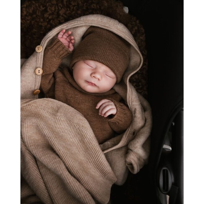 Hvid | Blanket Felix Sand