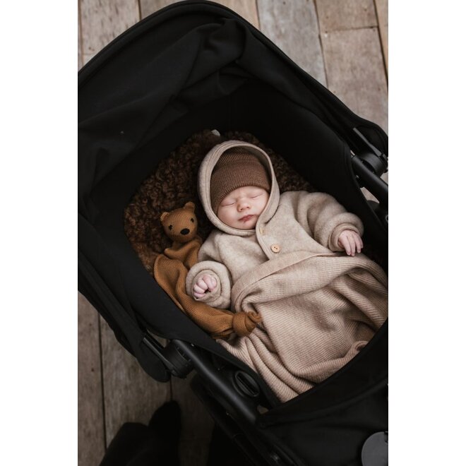 Hvid | Blanket Felix Sand