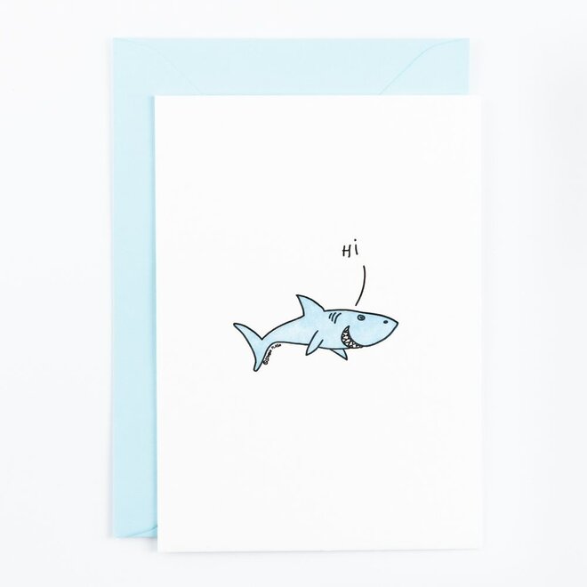 Letterpress Card ‘Hi’