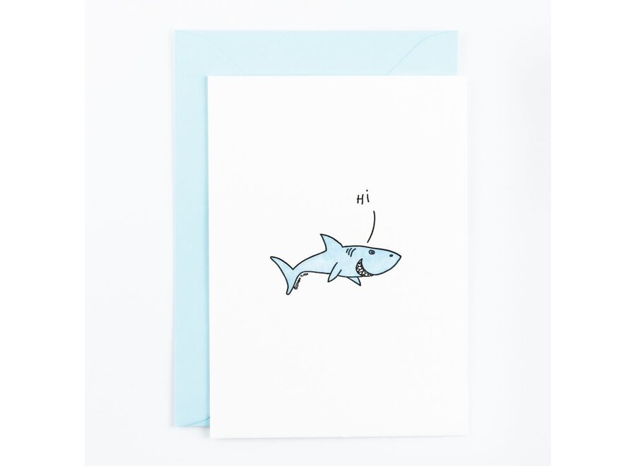 Studio Flash | Letterpress Card ‘Hi’