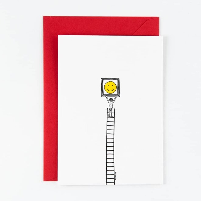 Studio Flash | Letterpress Card ‘happy painting’