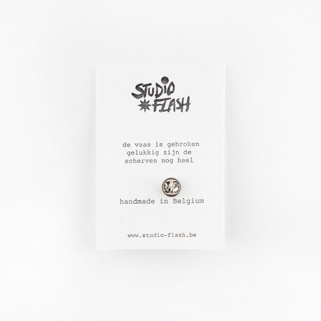 Studio Flash | Letterpress Card PIN ‘scherfje van geluk - Nederlands’