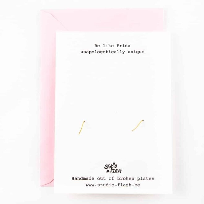Studio Flash | Letterpress Card ‘Frida earrings’