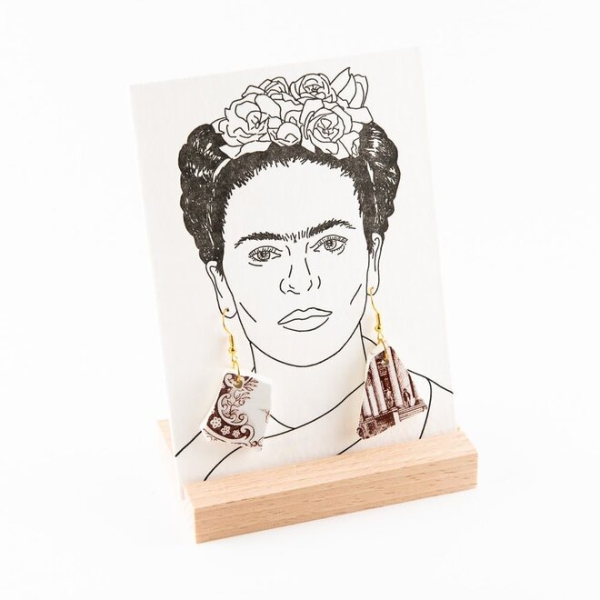 Studio Flash | Letterpress Card ‘Frida earrings’