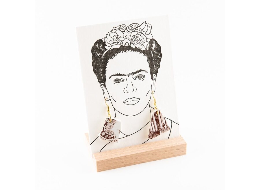 Studio Flash | Letterpress Card ‘Frida earrings’