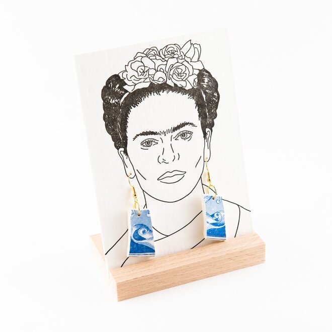 Studio Flash | Letterpress Card ‘Frida earrings’