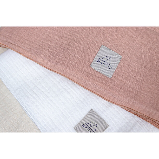 Nanami | Swaddle Uni 135 x100 cm Pink