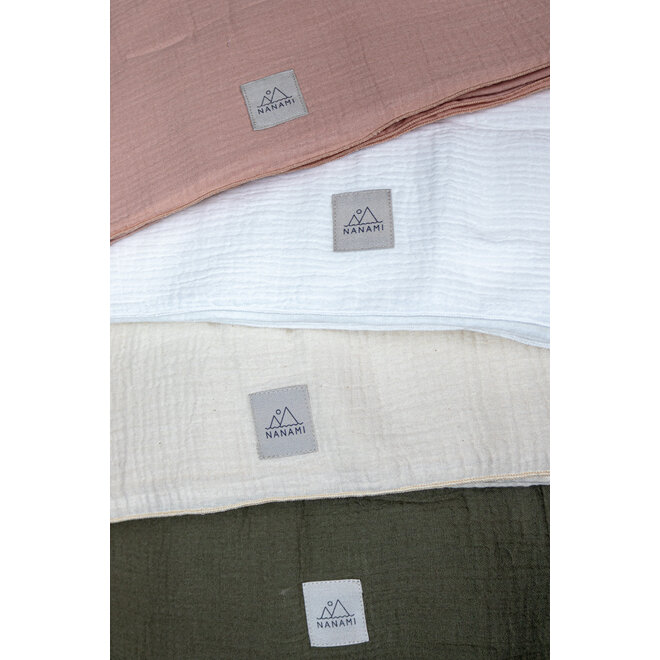 Nanami | Swaddle 135 x 100 cm Bio Latte