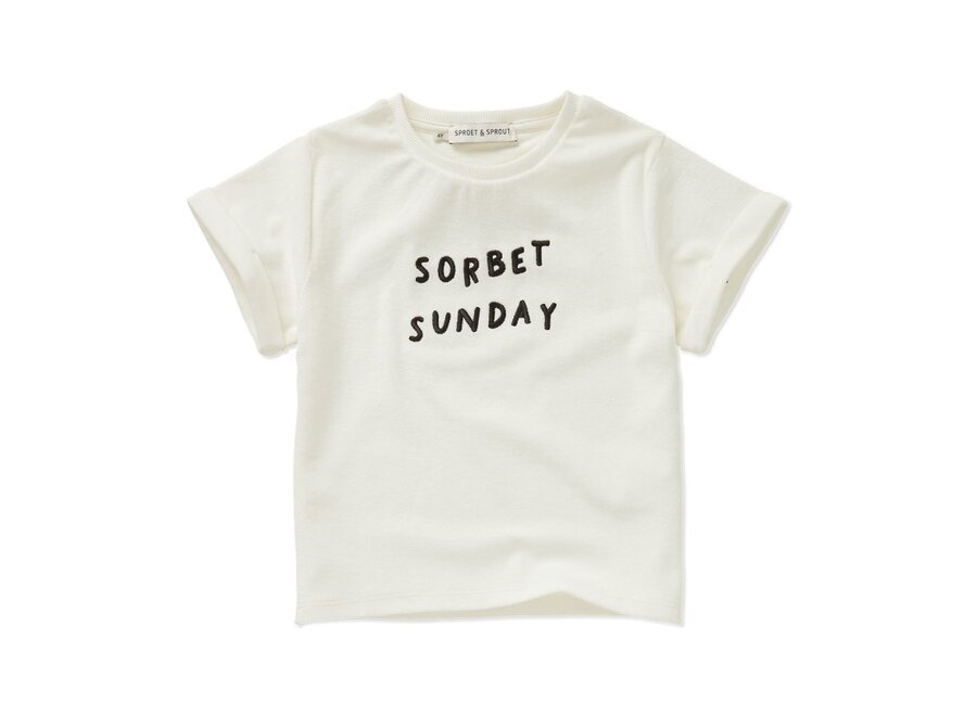 Sproet & Sprout | Terry T-Shirt Sorbet Sunday Off-White
