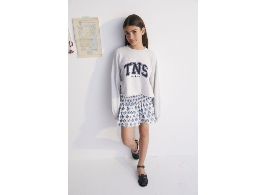 The New Society | Zoe Teen Sweatshirt Grey Melange