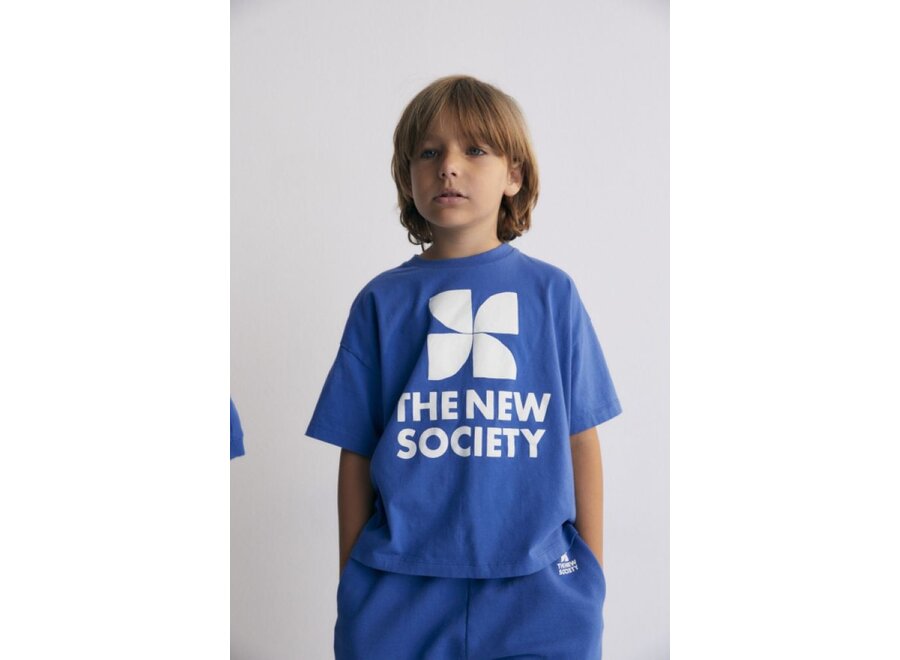 The New Society | Mykonos T-shirt Cobalto