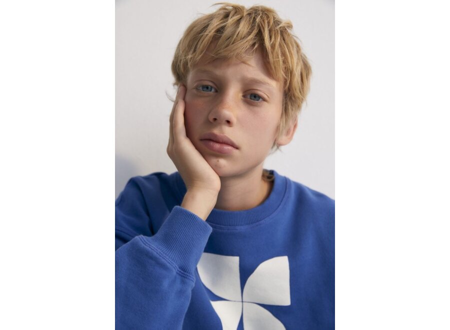 The New Society | Mykonos Sweatshirt Cobalto
