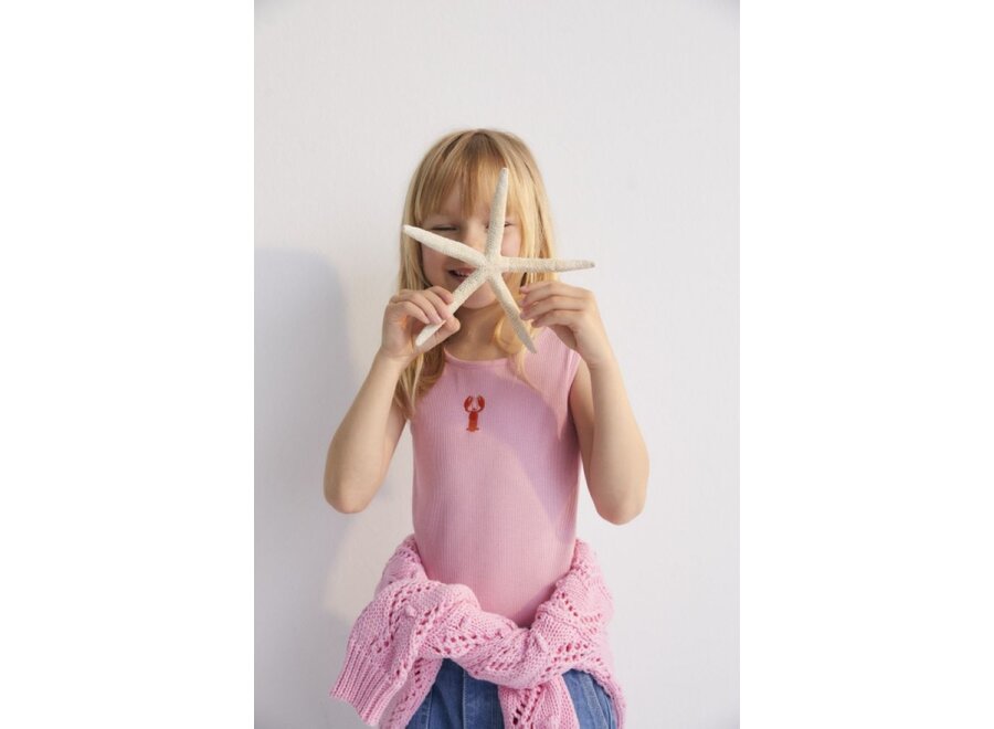 The New Society | Lipsi Top Hibiscus