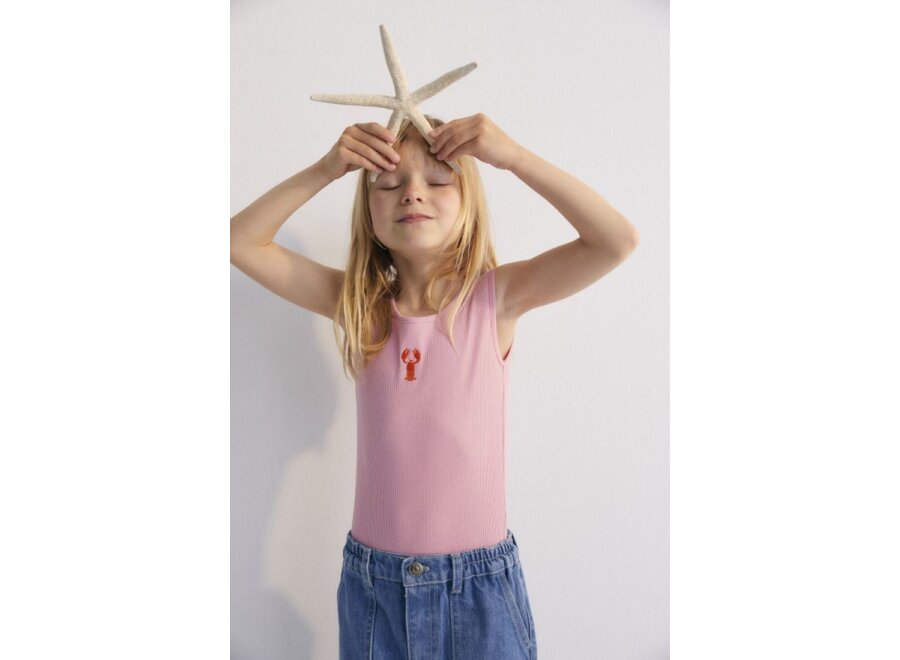 The New Society | Lipsi Top Hibiscus