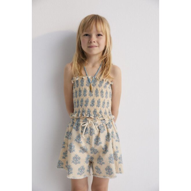 The New Society | Kyra Short Lavander Print