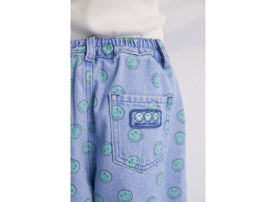 The New Society | Smiley Denim Pant Light Blue