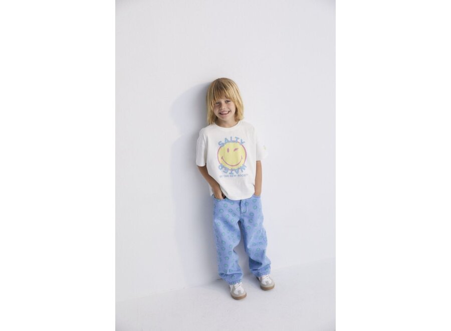 The New Society | Smiley Denim Pant Light Blue