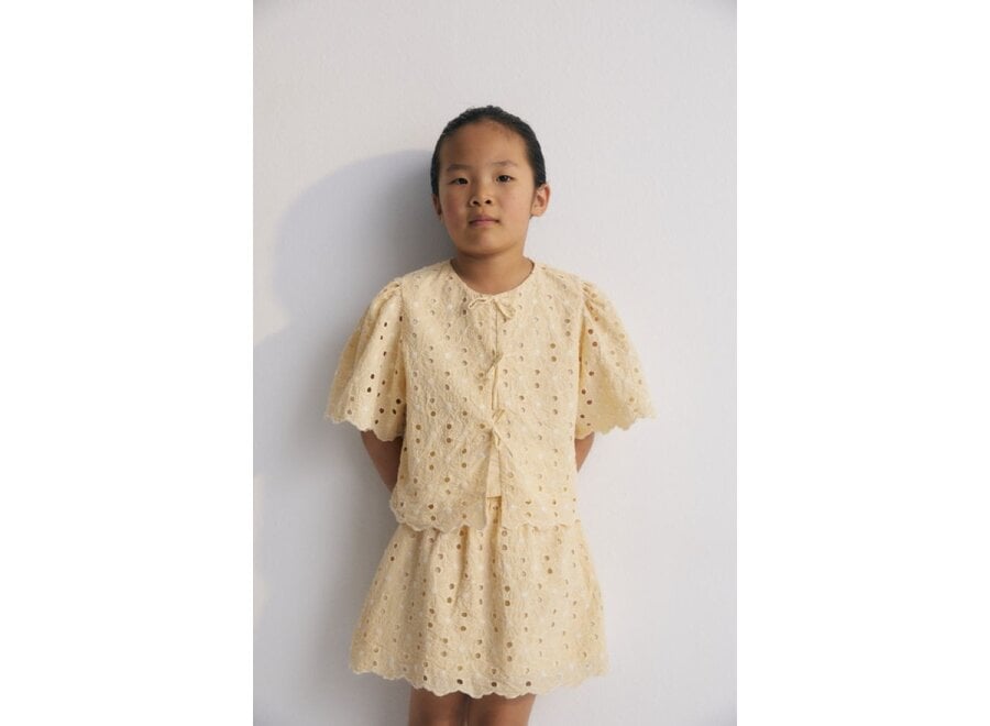 The New Society | Creta Blouse Macadamia