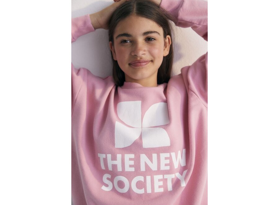 The New Society | Mykonos Sweatshirt Hibiscus