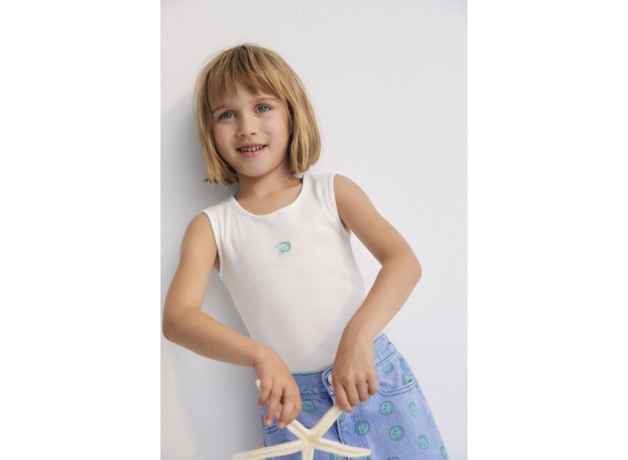 The New Society | Lipsi Top White Coconut