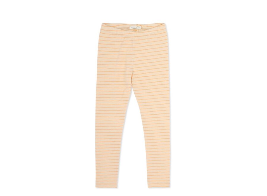 Leggings Stripes Bright Apricot Stripes