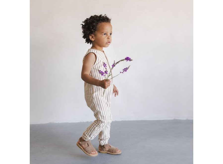 Phil&Phae | Sleeveless Jumpsuit Stripes Marshmallow Stripes