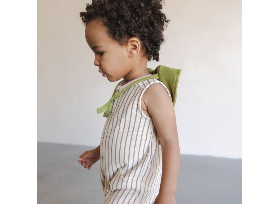 Phil&Phae | Sleeveless Jumpsuit Stripes Marshmallow Stripes