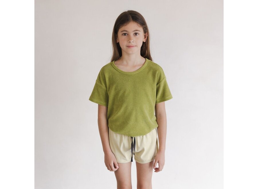 Phil&Phae | Frotté Oversized Tee S/S Matcha