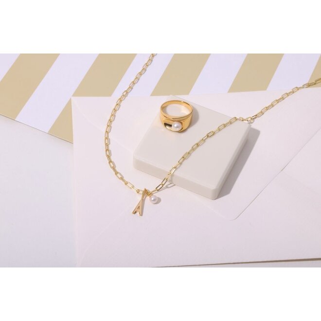 Design Letters | Chunky Square Link Chain Small 18K Goldplated