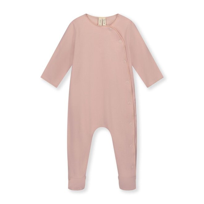 Gray Label | Newborn Suit with Snaps GOTS Faded Pink