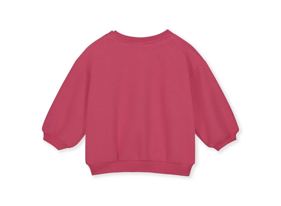 Gray Label | Baby Dropped Shoulder Sweater GOTS Cherry