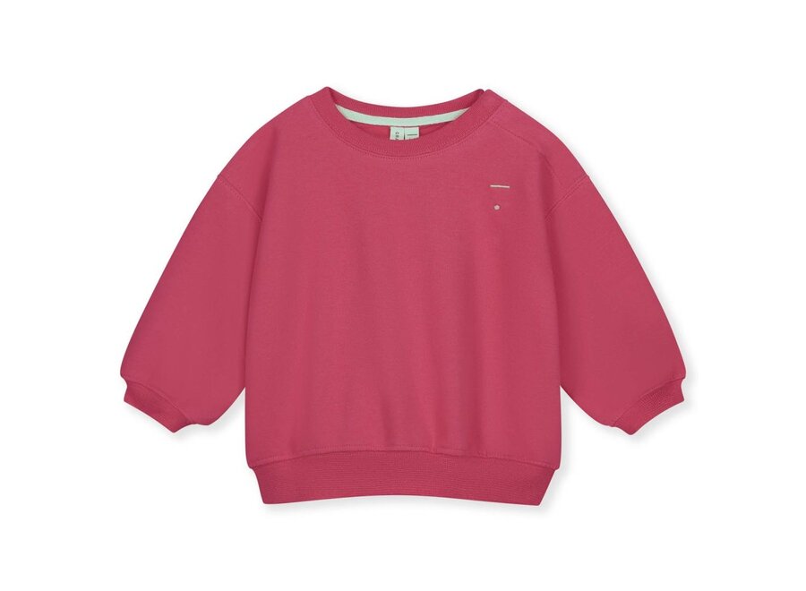 Gray Label | Baby Dropped Shoulder Sweater GOTS Cherry