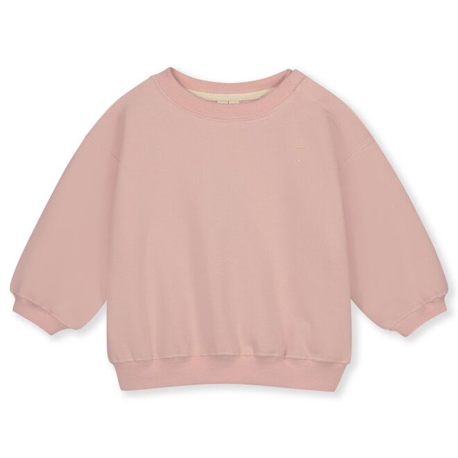 Gray Label | Baby Dropped Shoulder Sweater GOTS Faded Pink