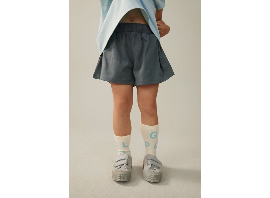 Gray Label | POP Ribbed Socks GOTS 2-pack Cherry Sky