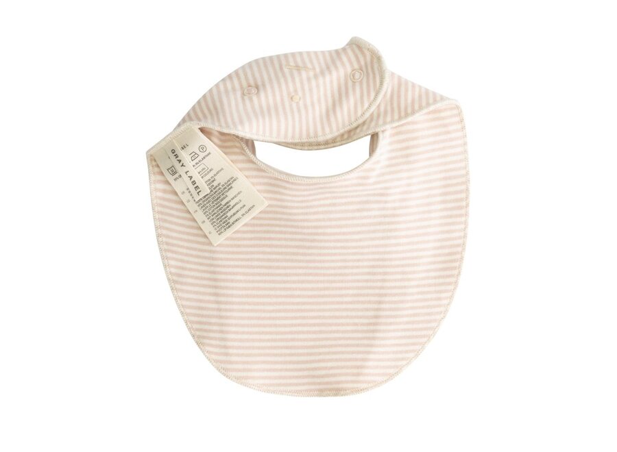 Gray Label | Baby Bib GOTS Faded Pink Cream