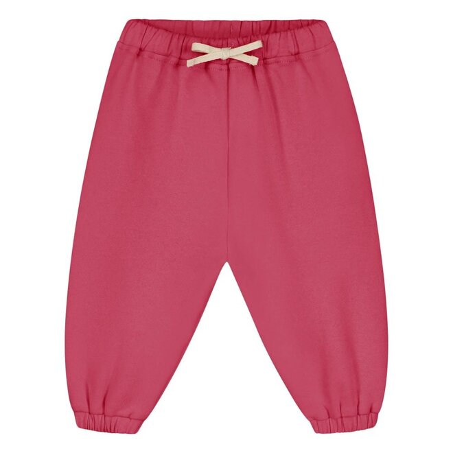 Baby Track Pants GOTS Cherry